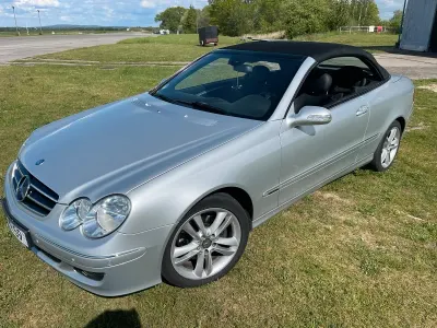 Używany Mercedes CLK200 184 KM (135 kW) 2007 Srebrny Kabriolet