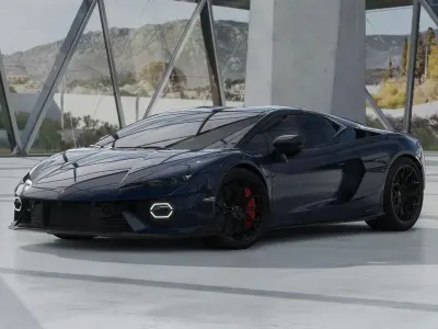 Nouă Lamborghini Temerario 920 CP (676 kW) 2026 Albastru Coupe
