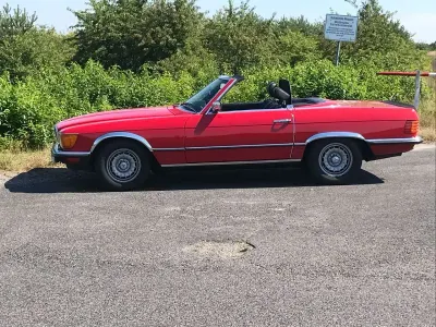 Gebraucht Mercedes SL500 245 PS (180 kW) 1985 Rot Cabrio