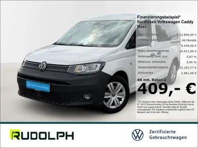 Gebraucht VW Caddy Maxi 114 PS (83 kW) 2021 Candyweiß Van / Kleinbus