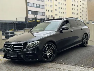 Gebraucht Mercedes E350 AMG line 258 PS (189 kW) 2017 Obsidianschwarz  metalliclack Kombi