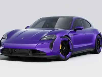 Gebraucht Porsche Taycan Turbo S Sport Turismo 700 kW (952 PS) 2025 Violett Limousine