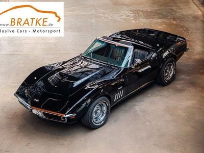 Brugt Corvette Stingray 390 HK (286 kW) 1969 Sort Cabriolet