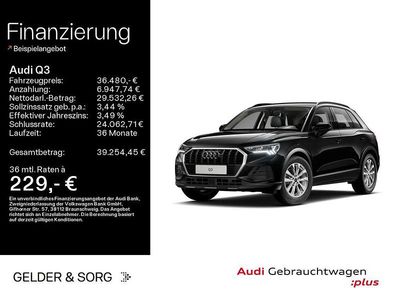 Mythosschwarz metallic Gebraucht 2025 Audi Q3 SUV | 36.480 € (Superpreis)