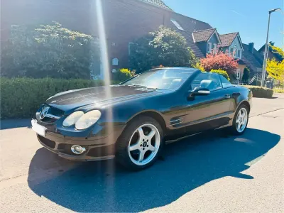 Gebraucht Mercedes SL350 AMG 245 PS (180 kW) 2003 Schwarz Cabrio