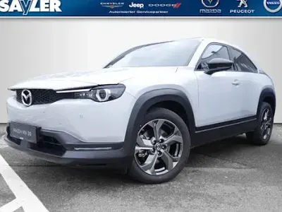 Gebraucht Mazda MX30 Edition 106 kW (145 PS) 2021 Weiss / mondsteinweiss (metallic) SUV