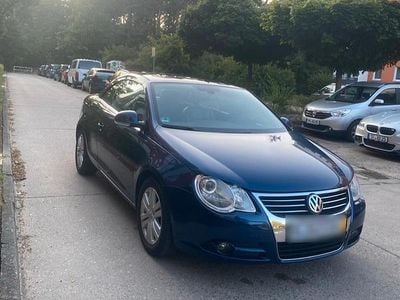Gebraucht VW Eos 122 PS (89 kW) 2008 Blau Cabrio