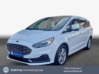 Gebraucht Ford S-MAX Titanium 150 PS (110 kW) 2021 Frozen white Van / Kleinbus