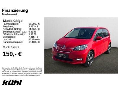 Gebraucht Skoda Citigo-e IV Best of 61 kW (83 PS) 2021 Rot Kleinwagen