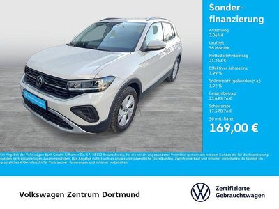 Gebraucht VW T-Cross Life 116 PS (85 kW) 2025 Grau SUV