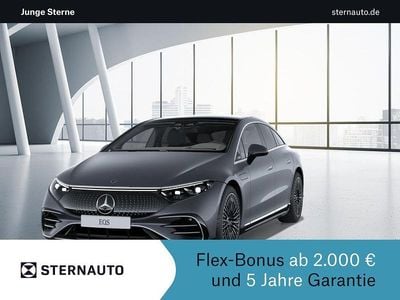 Metalliclack graphitgrau Gebraucht 2022 Mercedes EQS580 AMG line Limousine | 58.310 € (Fairer Preis)