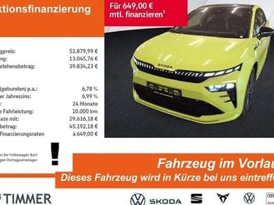 Gebraucht Skoda Enyaq iV RS 250 kW (340 PS) 2025 Mambagrün SUV