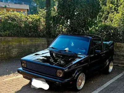 Gebraucht VW Golf Cabriolet 98 PS (72 kW) 1992 Schwarz Cabrio