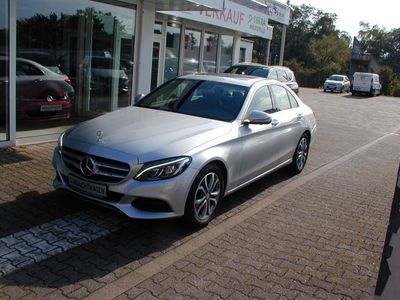 gebraucht Mercedes C200 ACC Leder 306° Kamera Schiebedach 1.Hand