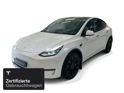 Gebraucht Tesla Model Y Performance 392 kW (533 PS) 2022 Weiß SUV