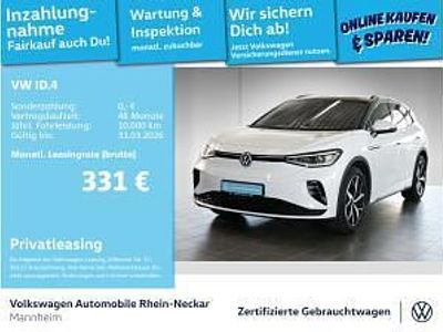 Gebraucht VW ID.4 GTX 219 kW (299 PS) 2022 Weiß (gletscherweiß metallic) SUV