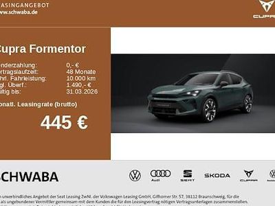Neu Cupra Formentor VZ 272 PS (200 kW) 2026 Blau SUV