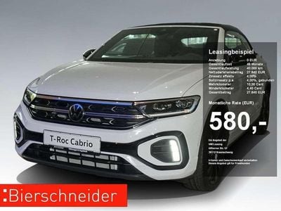 Neu VW T-Roc Cabriolet R-line 150 PS (110 kW) 2026 Pure white / schwarz Cabrio