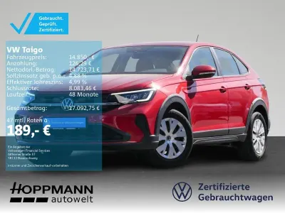 Gebraucht VW Taigo Basis 95 PS (69 kW) 2022 Kings red metallic SUV