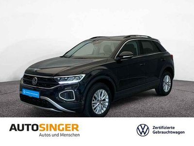 Deep black perleffekt Gebraucht 2023 VW T-Roc Life SUV | 25.570 € (Guter Preis)