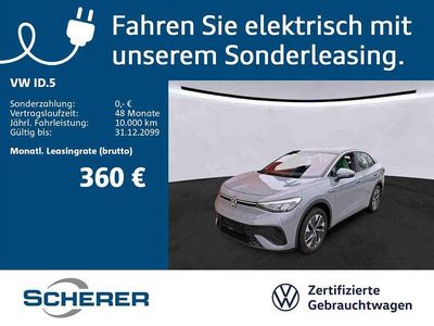 Gebraucht VW ID.5 Pro Performance 150 kW (204 PS) 2023 Mondsteingrau schwarz (metallic) SUV