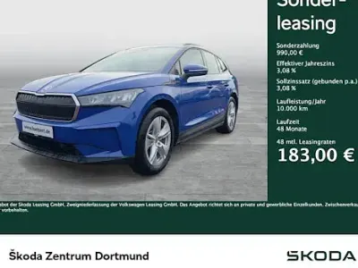 Brugt Skoda Enyaq iV Loft 250 kW (340 HK) 2023 Blå SUV
