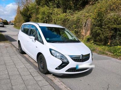 Gebraucht Opel Zafira Tourer Active 131 PS (96 kW) 2013 Weiß Van / Kleinbus