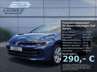 Blau Gebraucht 2024 VW Golf VIII Style Kombi | 34.490 € (Teuer)