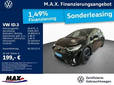 Brugt VW ID.3 GTX 239 kW (326 HK) 2025 Sort Hatchback