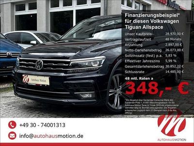 Gebraucht VW Tiguan Allspace United 150 PS (110 kW) 2021 Deep black perleffekt SUV