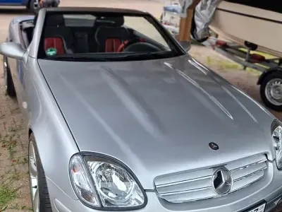 Gebraucht Mercedes SLK200 136 PS (100 kW) 1997 Grau Cabrio