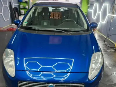 Brugt Fiat Punto 90 HK (66 kW) 2007 Blå Hatchback