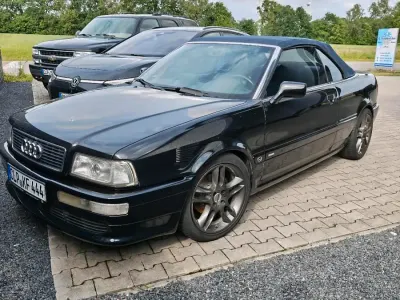 Gebraucht Audi 80 S-Line 125 PS (91 kW) 1996 Schwarz Cabrio