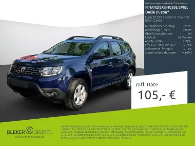 Brugt Dacia Duster Comfort 101 HK (74 kW) 2020 Blå SUV