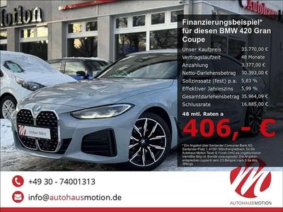 Second-hand BMW 420 M Sport 190 CP (139 kW) 2022 Gri Coupe
