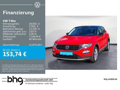 Second-hand VW T-Roc Style 116 CP (85 kW) 2019 Roșu SUV