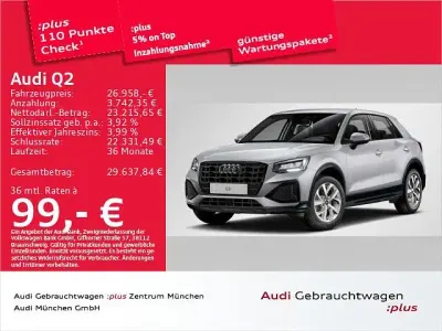 Gebraucht Audi Q2 Advanced Plus 150 PS (110 kW) 2025 Florettsilber metallic SUV
