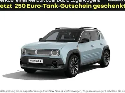 Ny Renault 4 E-Tech Iconic 110 kW (150 HK) 2026 Blå SUV