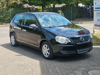 Gebraucht VW Polo Trendline 60 PS (44 kW) 2009 Schwarz Kleinwagen