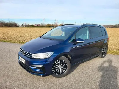 Gebraucht VW Touran R-line 150 PS (110 kW) 2019 Blau Van / Kleinbus