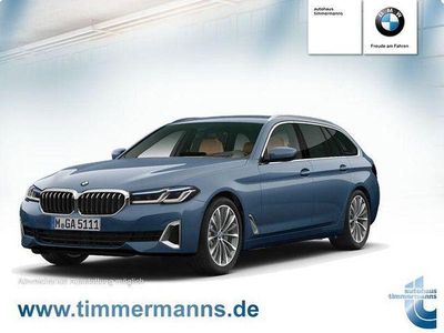 Gebraucht BMW 520 Luxury Line 190 PS (139 kW) 2022  arctic race blue (metallic) Kombi