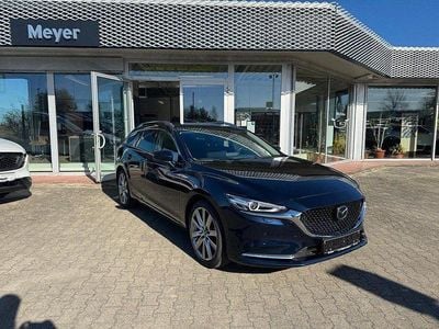 Gebraucht Mazda 6 Exclusive-Line 194 PS (142 kW) 2024 Deep crystal blue (metallic) Kombi