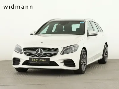 Gebraucht Mercedes C200 AMG line 184 PS (135 kW) 2020 Weiß Limousine