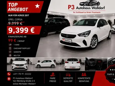 Gebraucht Opel Corsa Edition 102 PS (75 kW) 2020 Weiß Kleinwagen