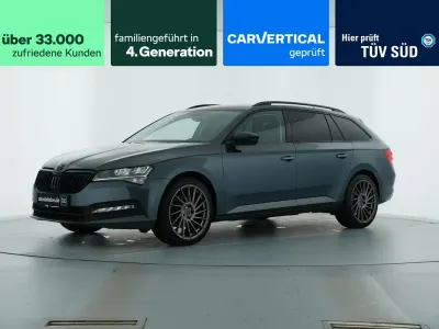 Gebraucht Skoda Superb Ambition 150 PS (110 kW) 2021 Quarzgrau metallic Kombi