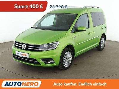 Gebraucht VW Caddy Highline 125 PS (91 kW) 2018 Grün Van / Kleinbus