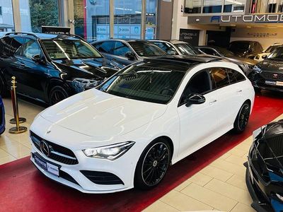Weiß Gebraucht 2019 Mercedes CLA200 Shooting Brake AMG line Kombi | 22.999 € (Teuer)