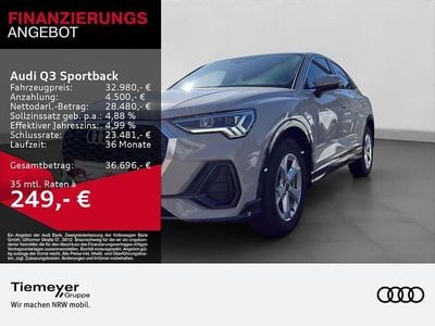 Gebraucht Audi Q3 Sportback S-Line 245 PS (180 kW) 2023 Grau SUV