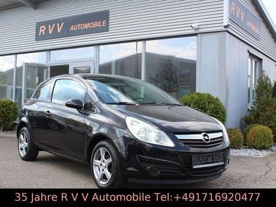 Gebraucht Opel Corsa Edition 80 PS (58 kW) 2008 Schwarz Kleinwagen