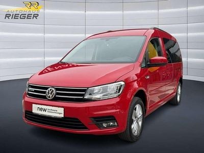 Gebraucht VW Caddy Maxi Comfortline 110 PS (80 kW) 2016 Kirschrot, kirschrot Van / Kleinbus
